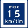 hastighet 15 km